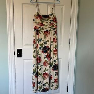 Abercrombie floral maxi dress, M, NWT